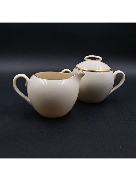 Other - Lenox Olympia Cream and Sugar Gold Trim Vintage Set Of 2
